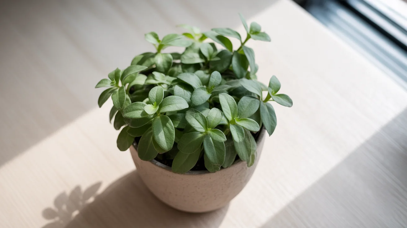 Arrowhead Plant with arrow-shaped green leaves trailing from an indoor pot