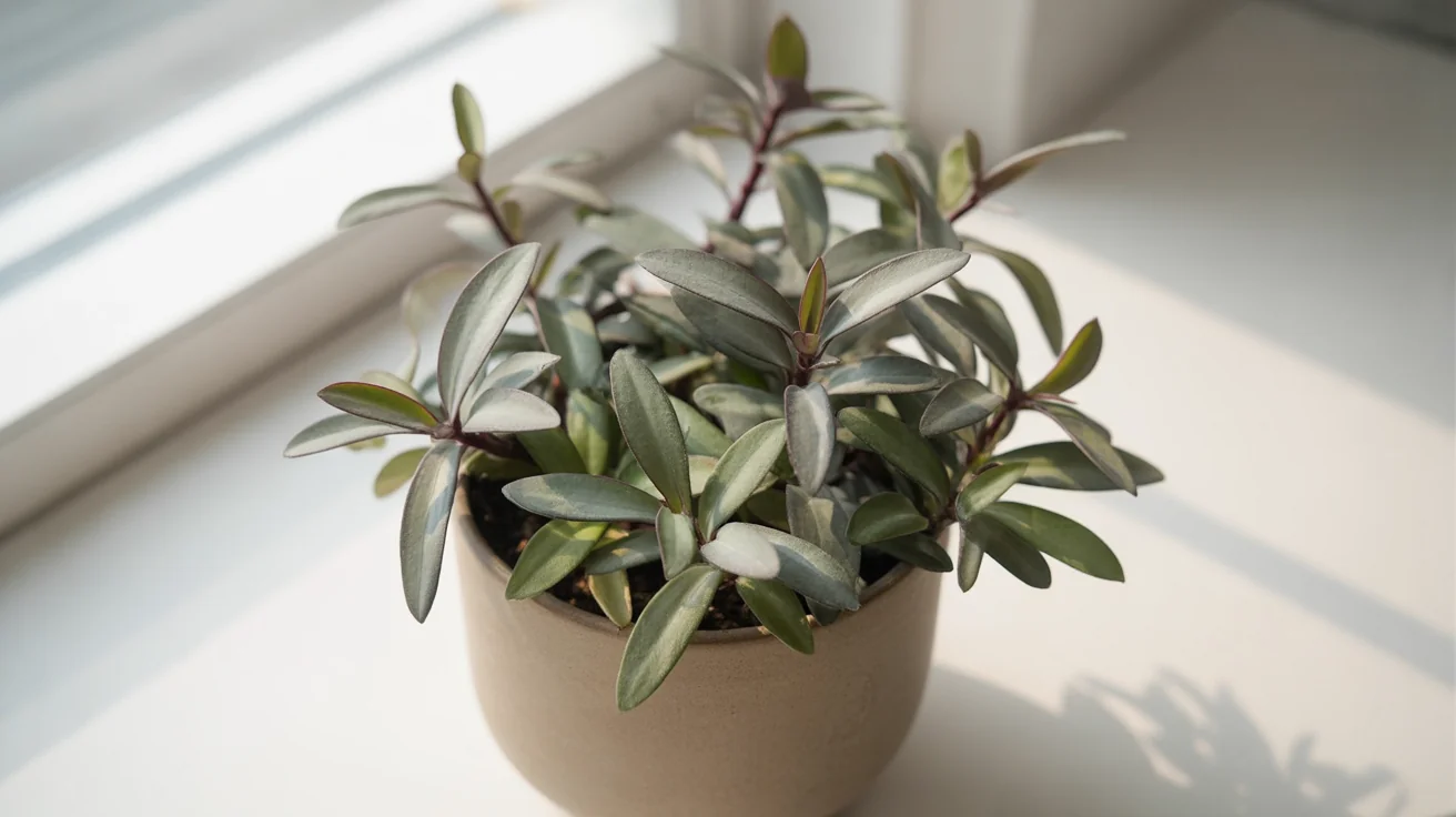 Wandering Jew (Tradescantia zebrina) Houseplant Guide showing its indoor growth habit